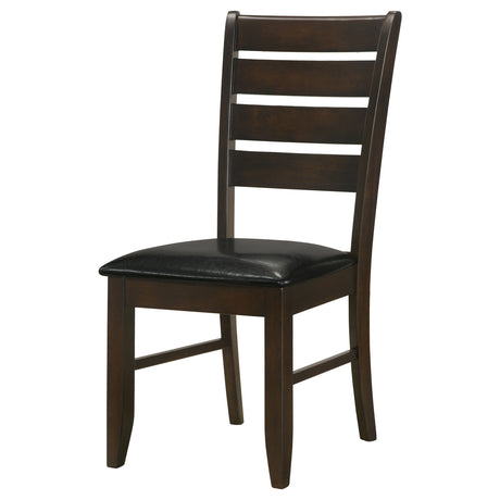 Dalila Cappuccino & Black Side Chairs (Set of 2) - Ornate Home