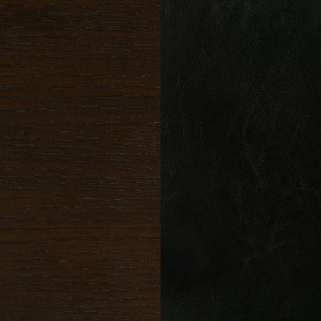 Dalila Cappuccino & Black Side Chairs (Set of 2) - Ornate Home