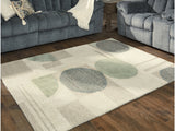 Dallane Linen/Blue/Green 5 x 7 Rug (Online Special Price) - Ornate Home