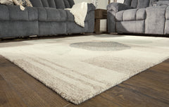 Dallane Linen/Blue/Green 5' x 7' Rug - Ornate Home
