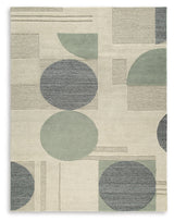 Dallane Linen/Blue/Green 8 x 10 Rug (Online Special Price) - Ornate Home
