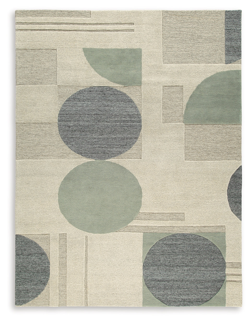 Dallane Linen/Blue/Green 8' x 10' Rug - Ornate Home