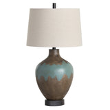 Dallas Blue/Tan Table Lamp - Ornate Home
