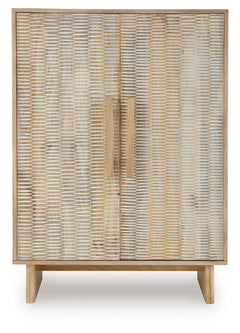 Dallinbury Natural/White Wash Accent Cabinet - Ornate Home