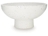 Dallinworth White/Black Bowl (Online Special Price) - Ornate Home