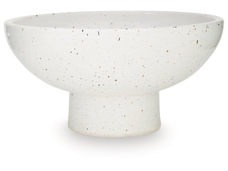 Dallinworth White/Black Bowl (Online Special Price) - Ornate Home