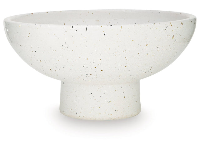 Dallinworth White/Black Bowl (Online Special Price) - Ornate Home