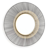 Dallmen Black/Gold Accent Mirror - Ornate Home