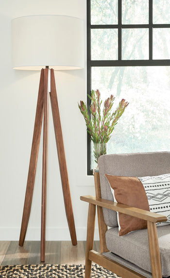 Dallson Brown Floor Lamp (Online Special Price) - Ornate Home