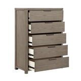 Dalston Brown 5pc Bedroom Set - Ornate Home