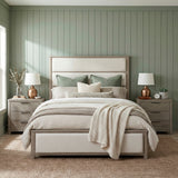 Dalston Brown Queen Bed - Ornate Home