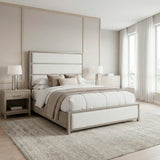 Dalston Brown Queen Bed - Ornate Home