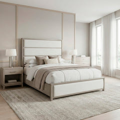 Dalston Brown Queen Bed - Ornate Home