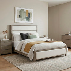 Dalston Brown Queen Bed - Ornate Home