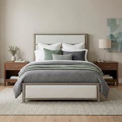 Dalston Brown Queen Bed - Ornate Home