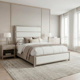 Dalston Brown Queen Bed - Ornate Home