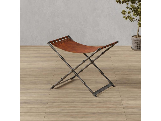 Dalton Brown Equestrian Bench - Ornate Home