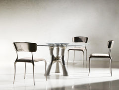 Dalton Light Bronze Dining Table - Ornate Home