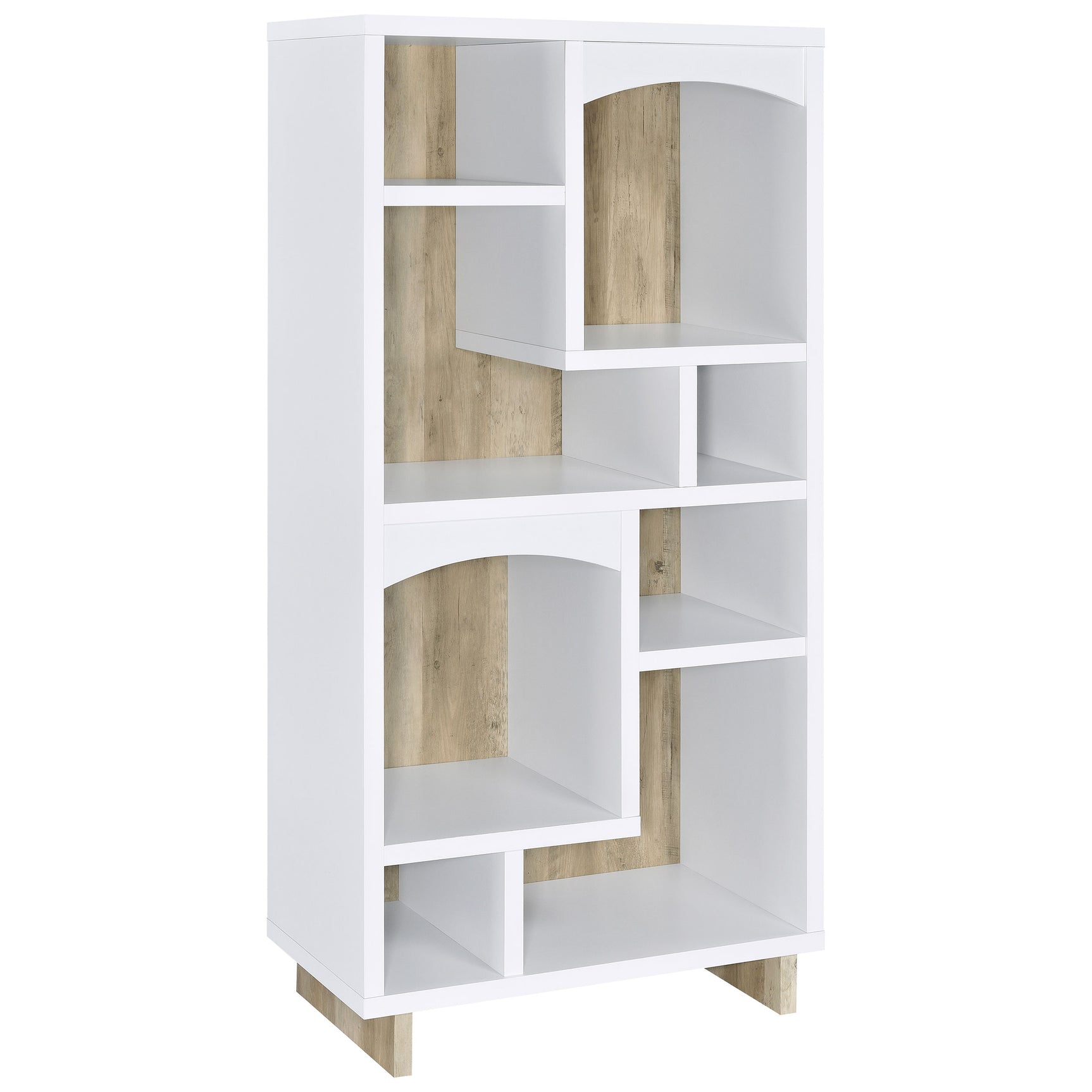 Dalton White Bookcase - Ornate Home