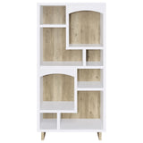 Dalton White Bookcase - Ornate Home
