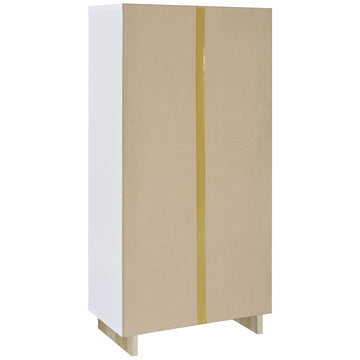 Dalton White Bookcase - Ornate Home