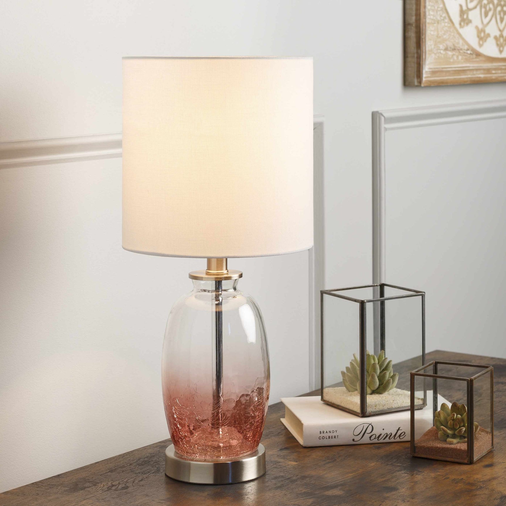 Dalvey Rustic Brown Cylindrical Table Lamp - Clearance - Ornate Home