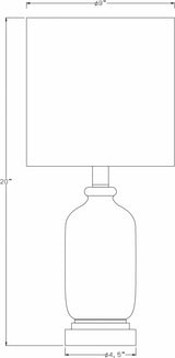 Dalvey Rustic Brown Cylindrical Table Lamp - Ornate Home