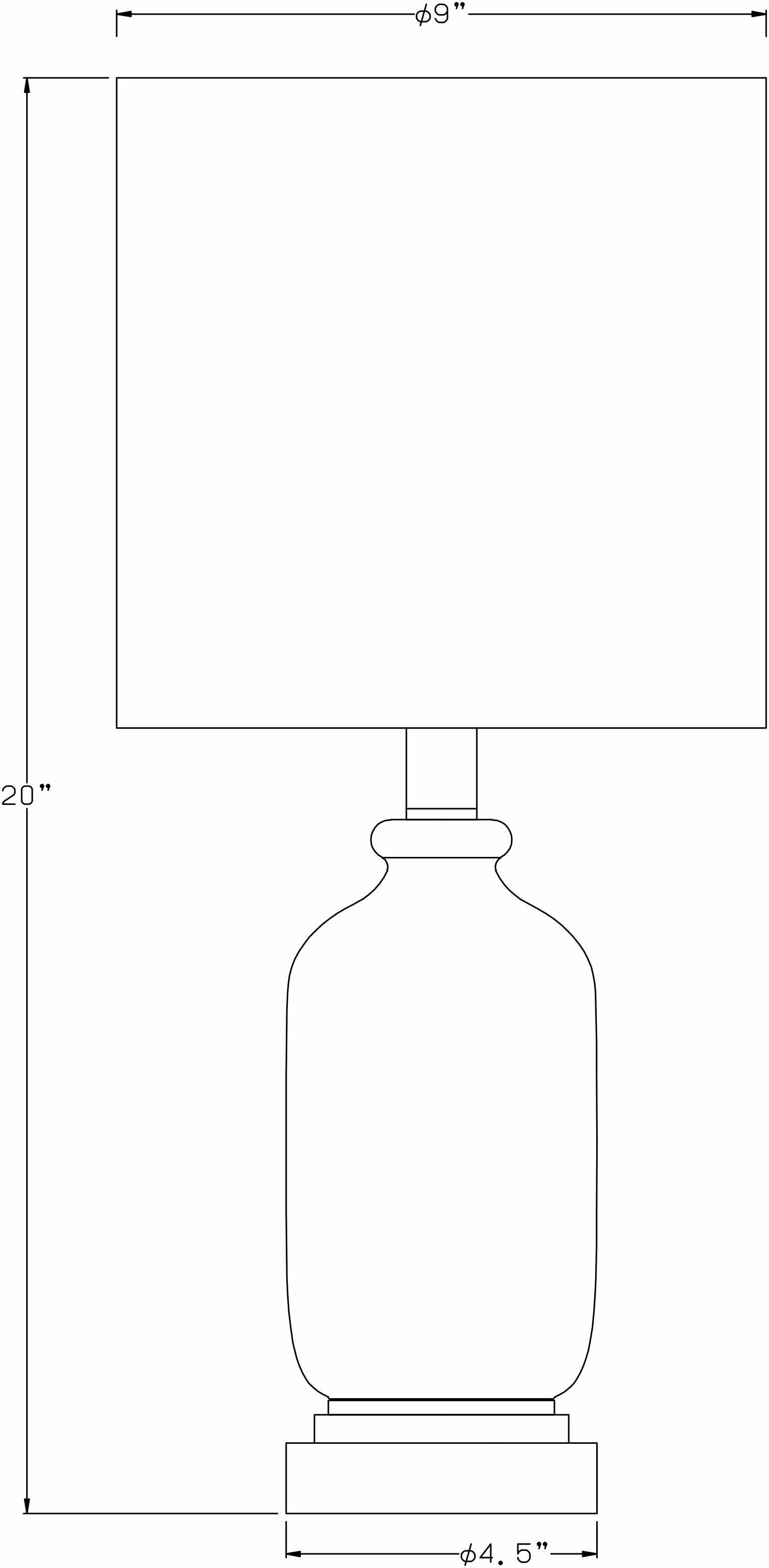 Dalvey Rustic Brown Cylindrical Table Lamp - Ornate Home