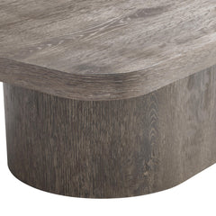 Dama Wirebrushed Brun Cocktail Table - Ornate Home