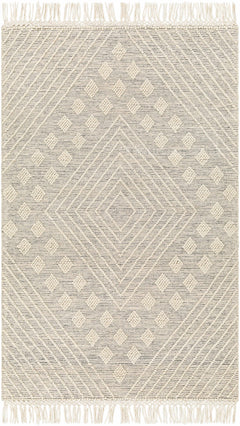 Dama Wool Rug with Tassels - Clearance - Ornate Home