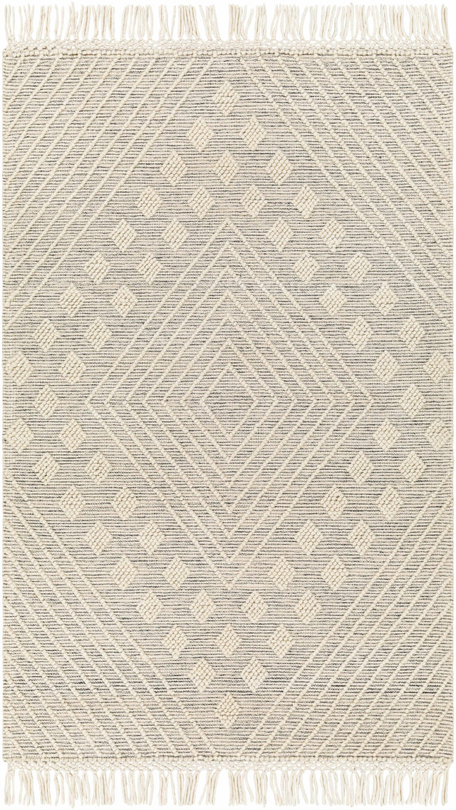 Dama Wool Rug with Tassels - Clearance - Ornate Home