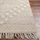 Dama Wool Rug with Tassels - Clearance - Ornate Home