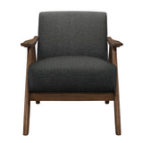 Damala Dark Gray Accent Chair - Ornate Home