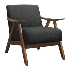 Damala Dark Gray Accent Chair - Ornate Home