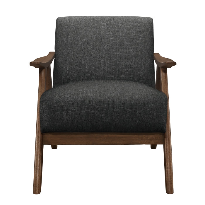 Damala Dark Gray Accent Chair - Ornate Home