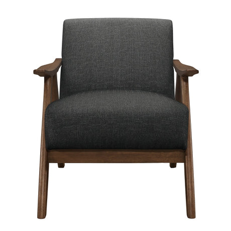 Damala Dark Gray Accent Chair - Ornate Home