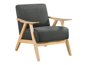 Damala Dark gray Accent Chair - Ornate Home