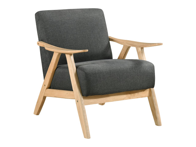 Damala Dark gray Accent Chair - Ornate Home