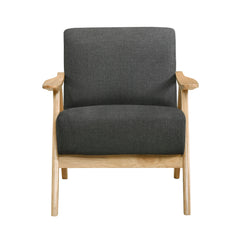 Damala Dark gray Accent Chair - Ornate Home