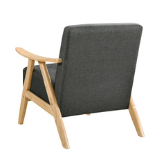 Damala Dark gray Accent Chair - Ornate Home