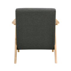 Damala Dark gray Accent Chair - Ornate Home