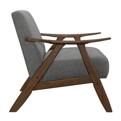 Damala Gray Accent Chair - Ornate Home