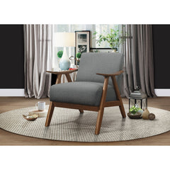 Damala Gray Accent Chair - Ornate Home