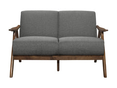 Damala Gray Loveseat - Ornate Home