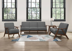 Damala Gray Loveseat - Ornate Home