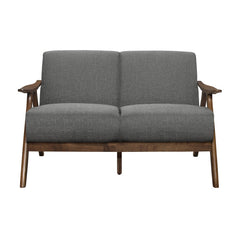 Damala Gray Loveseat - Ornate Home