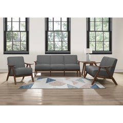 Damala Gray Loveseat - Ornate Home