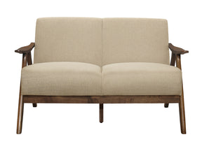 Damala Light Brown Loveseat - Ornate Home