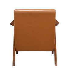 Damala Matt Brown Accent Chair (Walnut) - Ornate Home