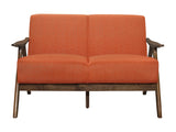 Damala Orange Loveseat - Ornate Home